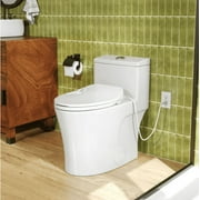 HOROW Smart Heated Bidet Seat with Self-Cleaning Nozzle for Elongated Toilets, Heated Seat, Night Light, Dryer